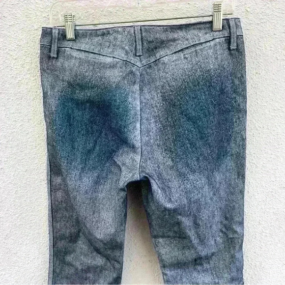 Laundry By Shelli Segal Sparkly Slit Ankle Jeans - Picture 6 of 8